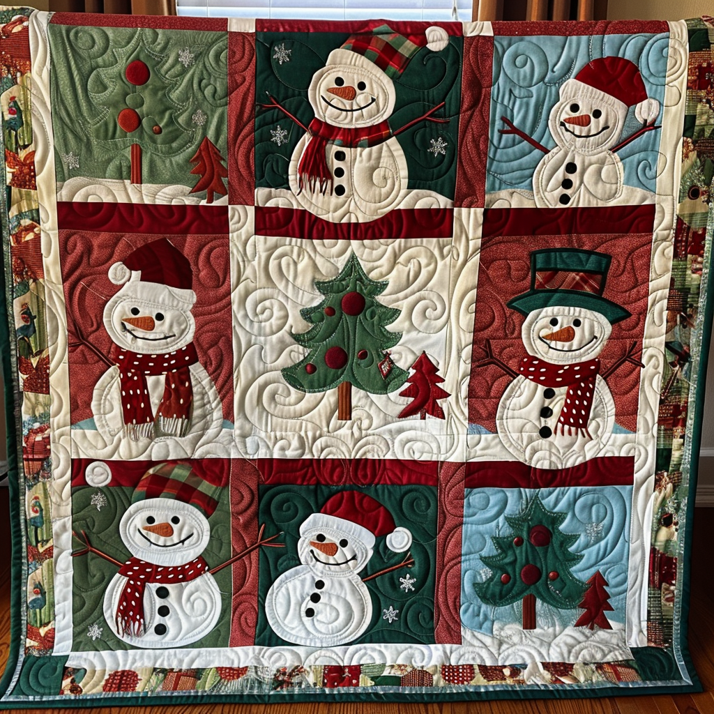 Manta Acolchada Navidad Festiva