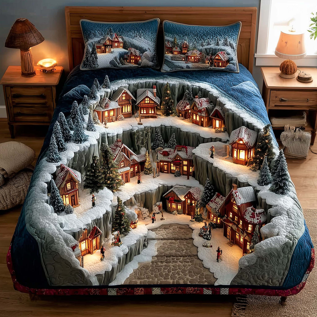 Juego de Colcha Valle de Navidad