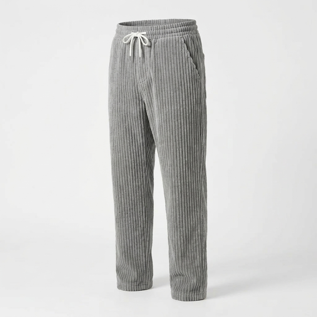 Pantalón de pana Denver gris - vista frontal