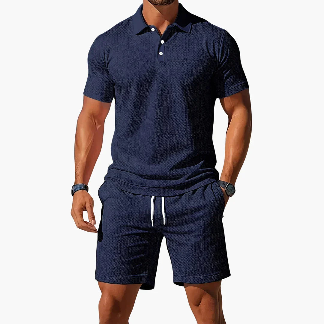 Conjunto Milán Polo de Dos Piezas