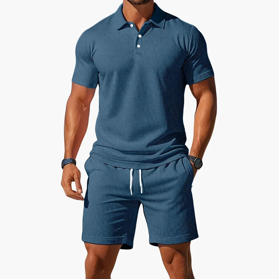 Conjunto Milán Polo de Dos Piezas