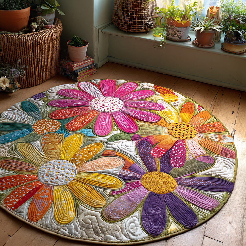 Velsen | Tapete Redondo Floral Antiguo