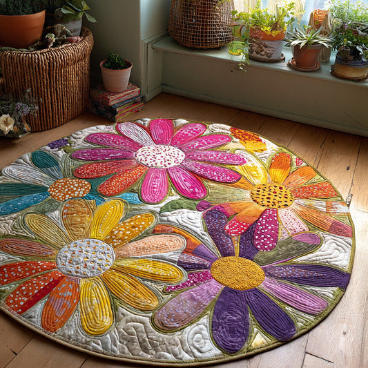 Velsen | Tapete Redondo Floral Antiguo
