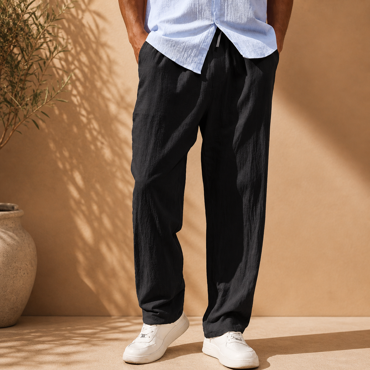 Pantalón Riviera de Lino y Algodón