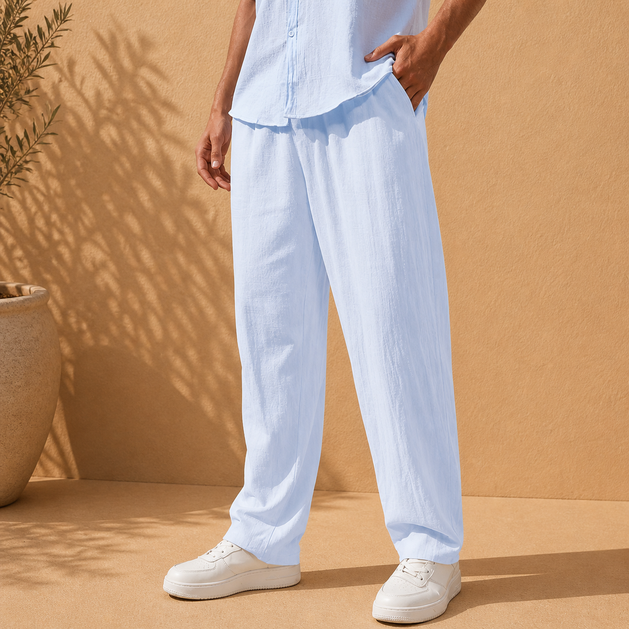 Pantalón Riviera de Lino y Algodón