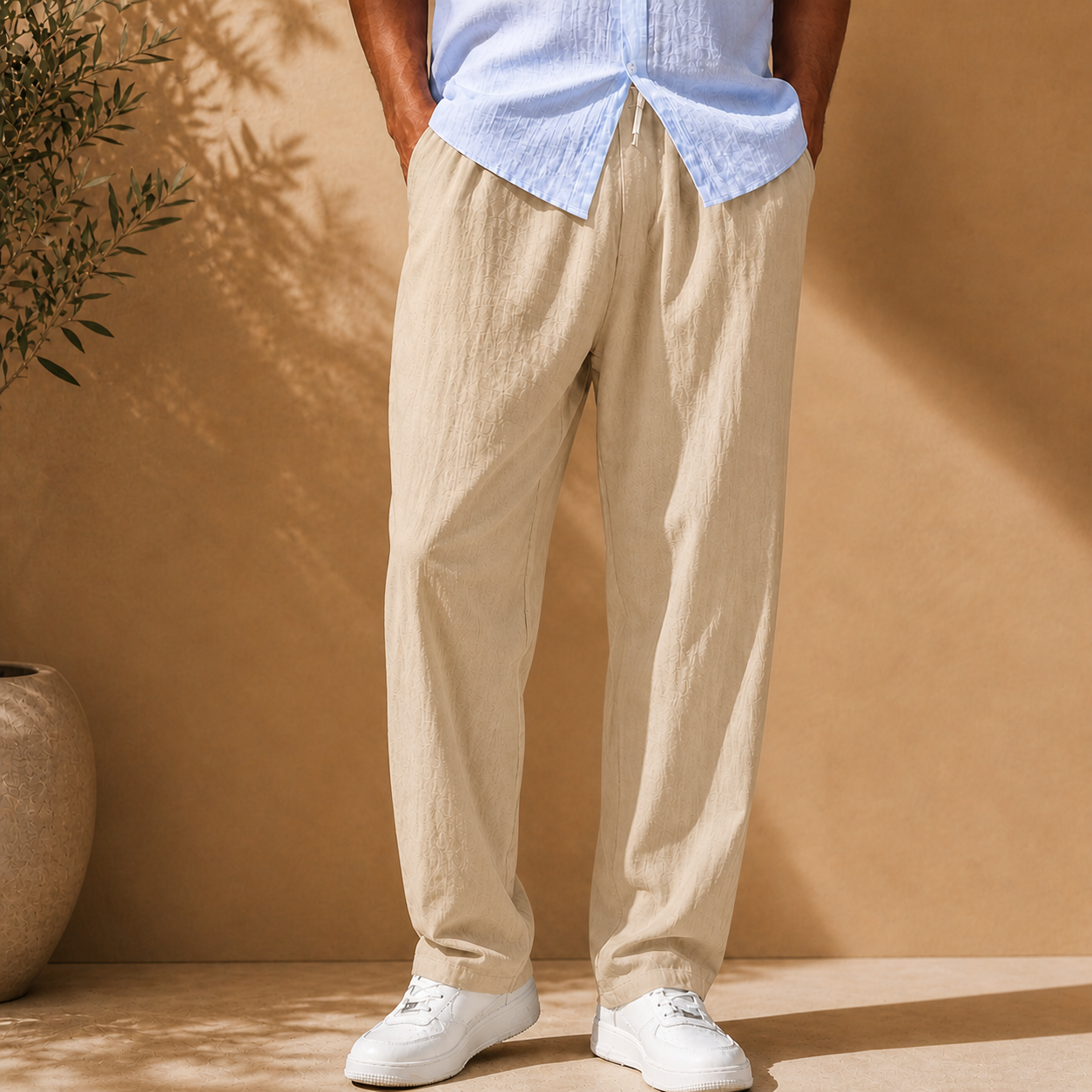 Pantalón Riviera de Lino y Algodón
