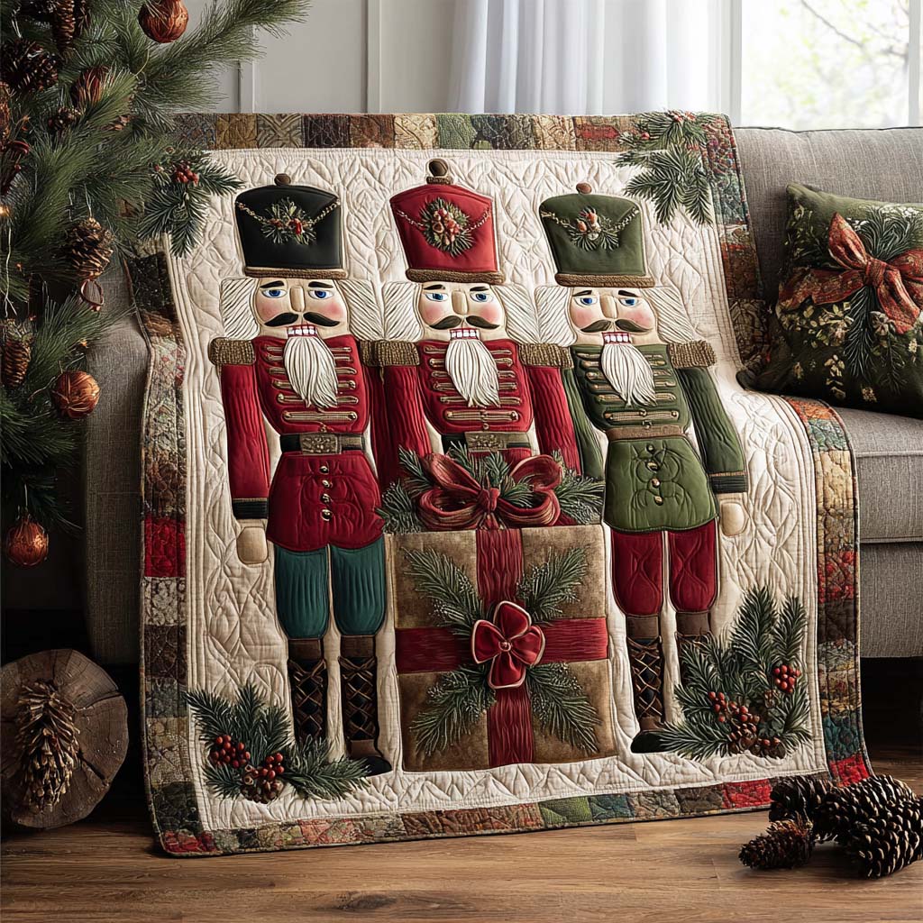 Manta Acolchada Espíritu Navideño