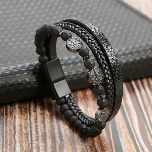 Pulsera de cuero Legacy