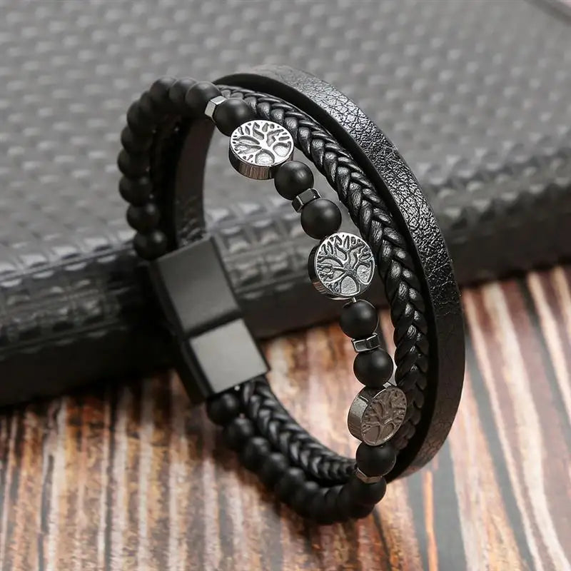 Pulsera de cuero Legacy