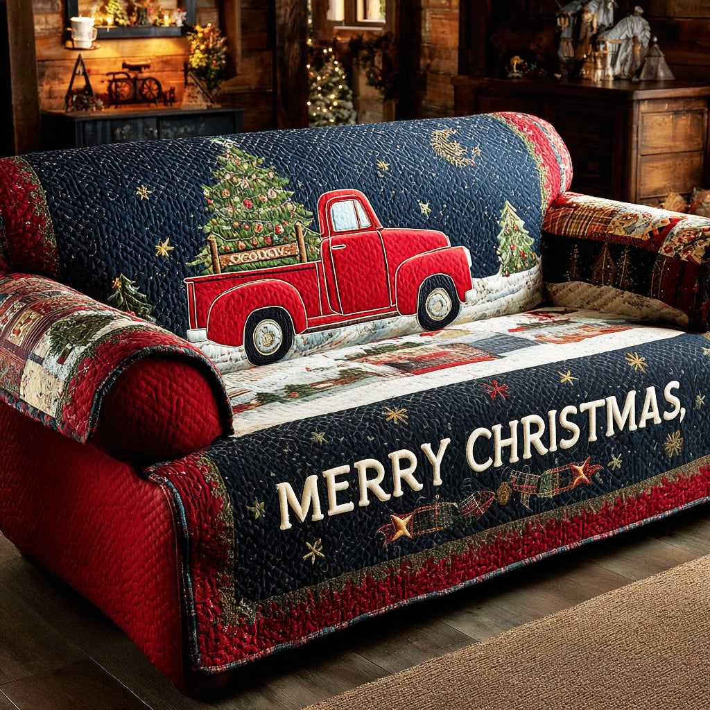 Funda de Sofá Noche Estrellada de Navidad
