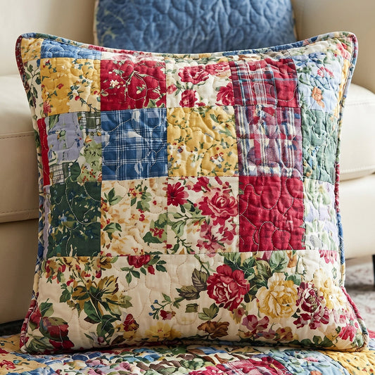 Velsen | Funda de Cojín Patchwork Vintage