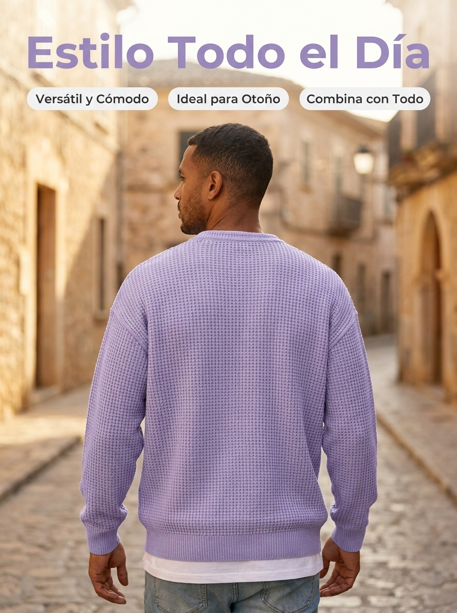 Jersey Waffle Nolan - Estilo Todo el Dia
