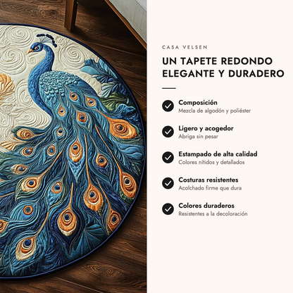 Tapete redondo acolchado: características