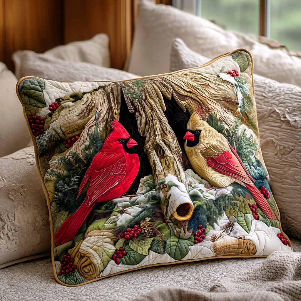 Funda de Cojín Sendero del Cardenal